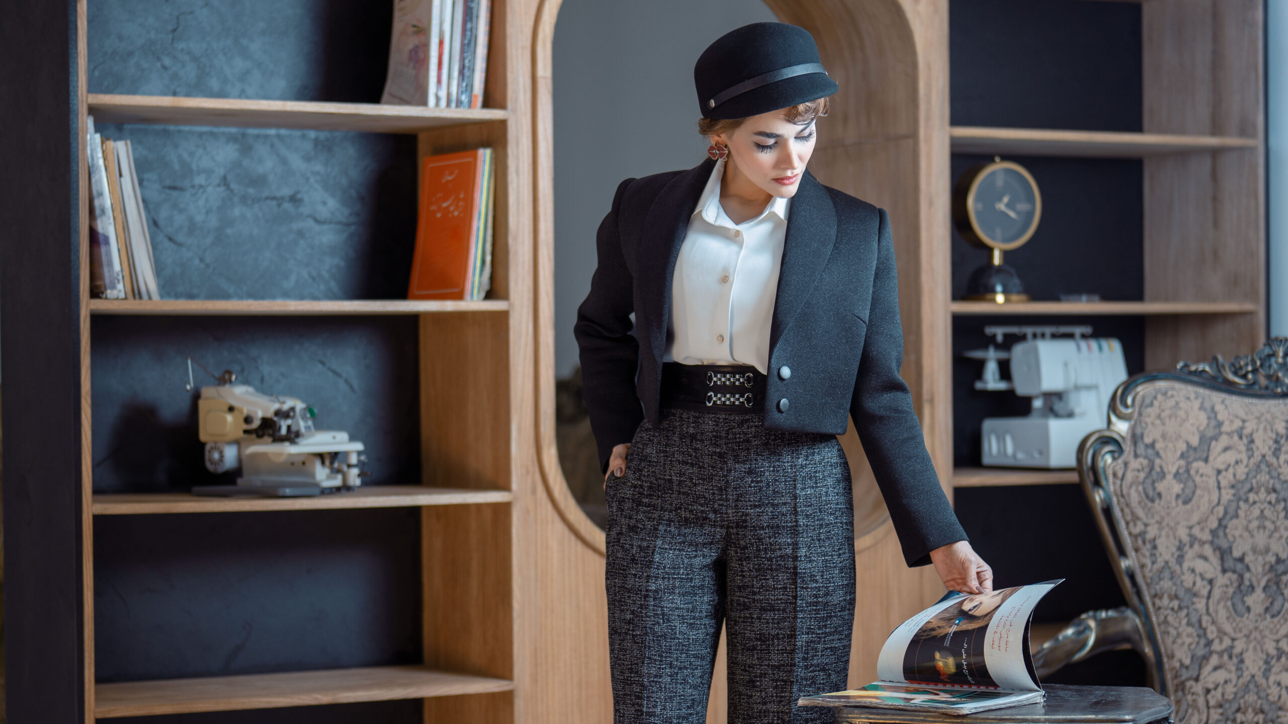 مجله راهنمای فرایند دوخت شلوار کمر کرسله