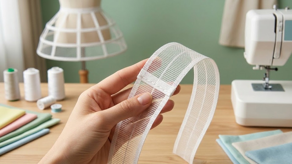 کاربرد نوار گرن در خیاطی + آموزش تکنیک اتصال و برش نوار گرن با هویه